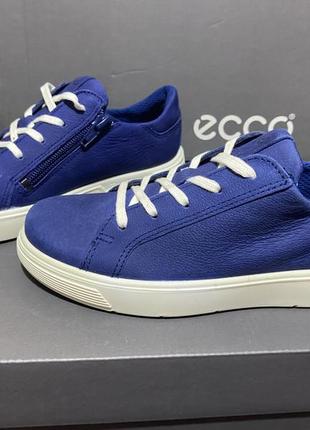Натуральные сапожки кеды ecco tray tech