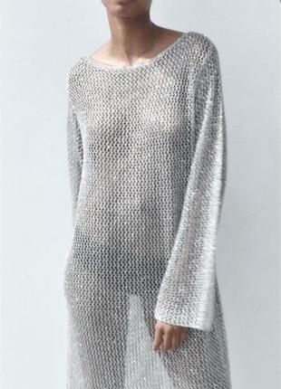 Плаття сітка zara