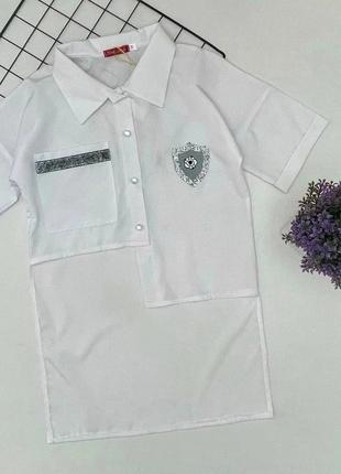 Стильна блузка тканина софт цікавий крій