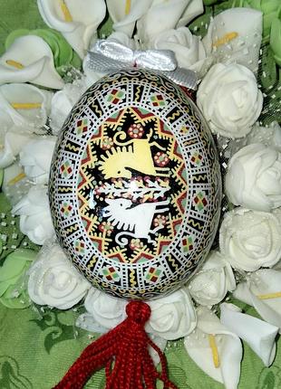 Писанка на курином яйце