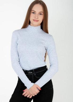 Белый гольф рубчик, женский гольф рубчик, женская водолазка рубчик, бежий гольф рубчик, белая водолазка жеенская3 фото