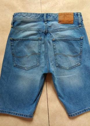 Мужские джинсовые шорты бриджи с высокой талией jack&jones, xs размер.2 фото