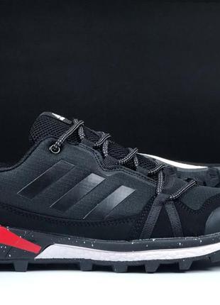 Adidas terrex черные с красным кроссовки кеды мужские адидас терекс осенние зимние термо теплые низкие водонепроницаемые ботинки сапоги
