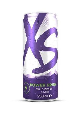👍xsTM power drink энергетический напиток со вкусом лесных ягод