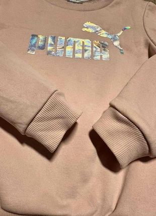 Puma свитшот теплая кофта puma для девочки оригинал 2