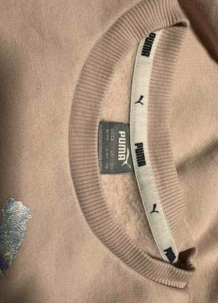 Puma свитшот теплая кофта puma для девочки оригинал 4