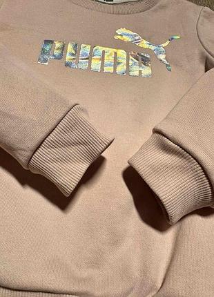 Puma свитшот теплая кофта puma для девочки оригинал 6
