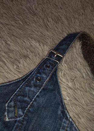 Жіночий джинсовий сарафан5 фото