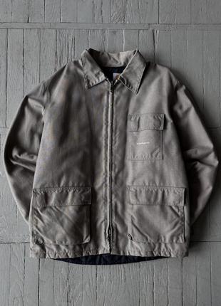 Куртка carhartt vintage cordura detroit 90s work jacket. теплая. оригинал. кордура