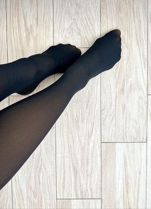 Колготки утепленные с корегулирующими трусиками и эффектом капронок