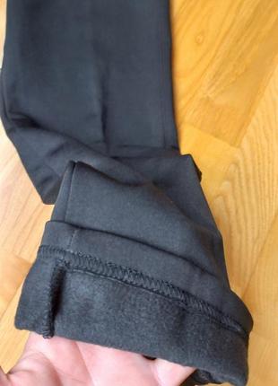 Спортивные штаны для мальчика на тонком флисе чёрные штаны7 фото