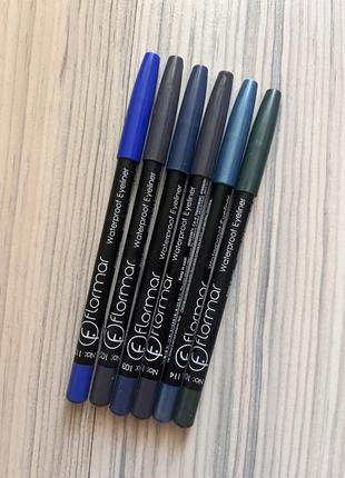 Водостійкі олівці для губ та очей flarmer