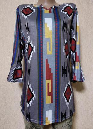 Гарна трикотажна жіноча кофта, джемпер misslook