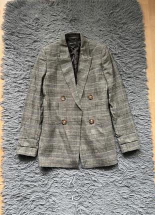Massimo dutti стильный шерстяной пиджак жакет блейзер из свежих коллекций