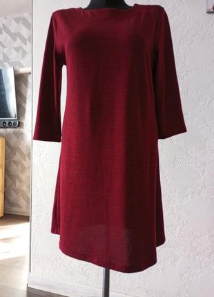 Трикотажное платье, вязаное платье