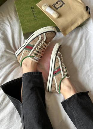 Женские кеды в стиле gucci sneakers tennis 1977