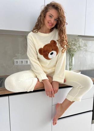 Костюм домашний теплый пижама теплая пижама женская
