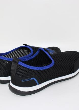 Летние черные мужские дышащие кроссовки-мокасины с сеткой,слипоны-сеточка на лето, лодыжную обувь лето3 фото