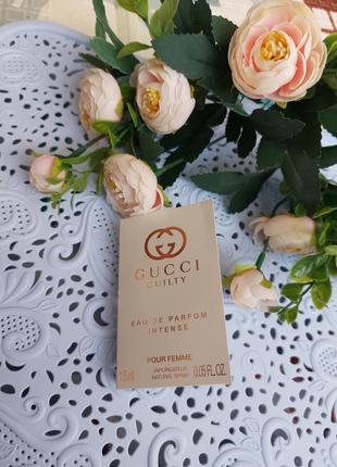 Gucci guilty eau de parfum intense pour femme парфумована вода жіноча, 1.5 мл (пробник)3 фото