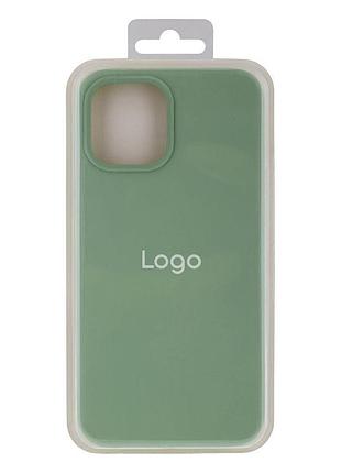 Чохол silicone case full size (aa) для iphone 12 pro max колір 18.black 3