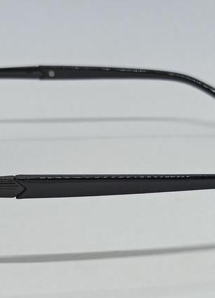 Очки в стиле david beckham унисекс солнцезащитные черные с градиентом в металлической оправе4 фото