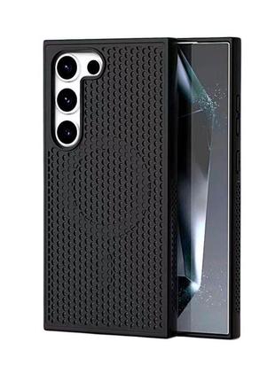 Чохол tpu+pc aerocool with magsafe для samsung s23 5g (s911) колір black