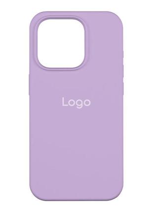Чохол silicone case full size (aa) для iphone 14 pro колір 39.elegant purple