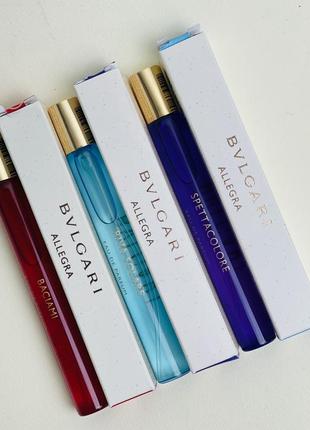 Bulgari allegra travel size 10 ml  baciami spettacolore riva solare
