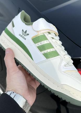 Кроссовки adidas forum crew green
