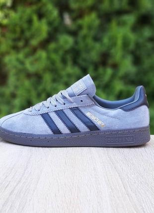 Мужские кроссовки adidas munchen😍6 фото