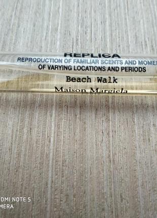 Replica beach walk.миниатюра парфюма.2 фото