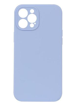 Чохол silicone case full camera no logo для iphone 12 pro max колір 03, royal blue 2