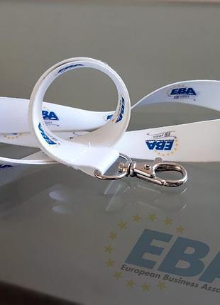 Новый фирменный ремешок для ключей с карабином европа - lanyard eba