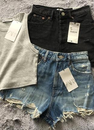 Жіночі джинсові шорти zara3 фото