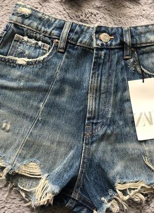 Жіночі джинсові шорти zara2 фото