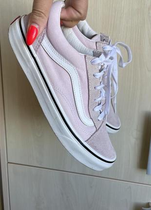 Пудровые кеды vans