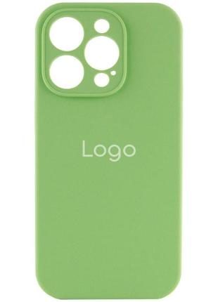 Чохол silicone case full size with frame для iphone 13 pro max колір 73.plum 3