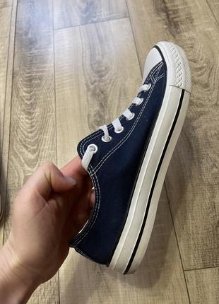 Converse кеды синие2 фото