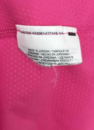 Футболка nike pro pink all over mesh t-shirt, (р. m)4 фото