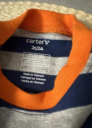 Carter’s оригінал котонова піжамка діно6 фото