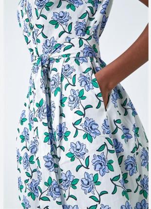 Сукня сорочка в квітковий принт2 фото