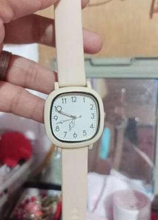 Модные простые арабские цифровые женские кварцевые часы с силиконовым ремешком