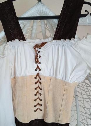 Платье,сарафан баварское,винтажное.3 фото
