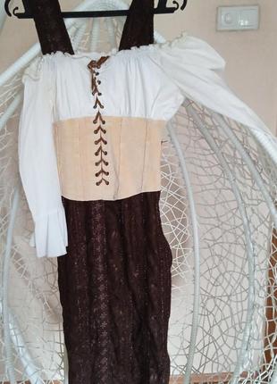 Платье,сарафан баварское,винтажное.2 фото