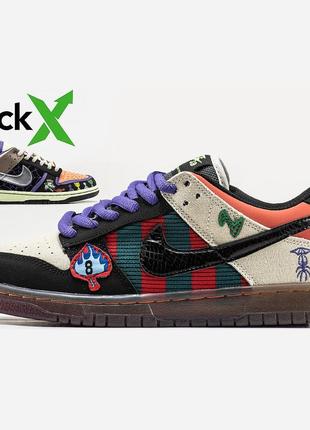 Кросівки nike sb dunk low x halloween custom