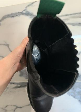 Крутые брендовые ботинки челси из натуральной кожи7 фото