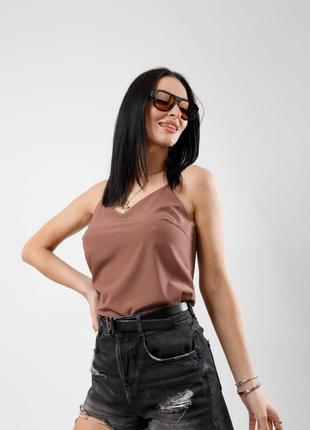 Майка жіноча літня. шоколад 50-52