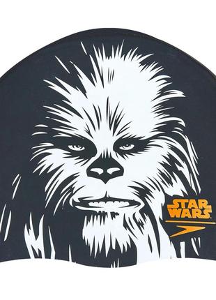 Шапочка для плавання speedo slogan print 808385c743 star wars chewbacca чорний-білий