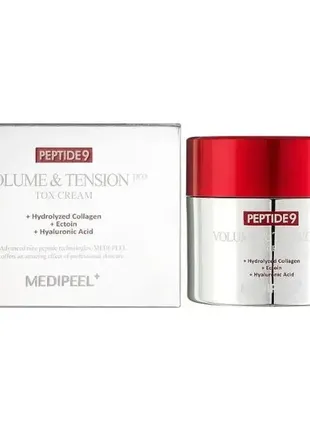 Пептидний крем із матриксилом від зморшок Medi peel peptide 9 креми 9 volume and tension tox cream pro 50ml
