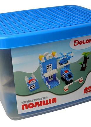 Конструктор игровой doloni toys полиция 013888-36 149 деталей